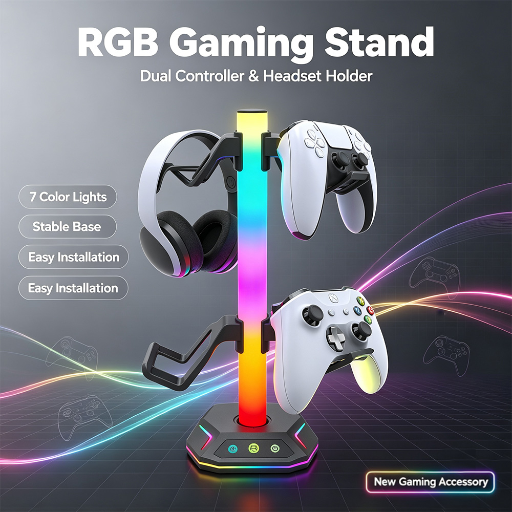 Gaming Home Accessories - Держатель контроллера Playstation5, вешалка для наушников,
