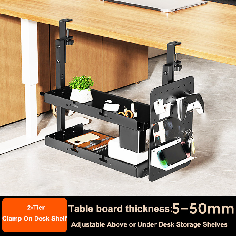 Gaming Home Accessories - Настольный органайзер-полка на 14 дюймов, 2-уровневый,