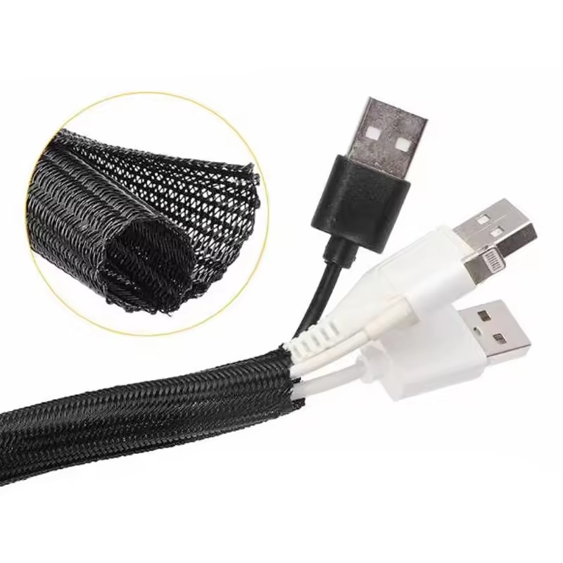 Cable Sleeve Braided - Раздвижная плетеная кабельная оплетка, термоусадочная трубка