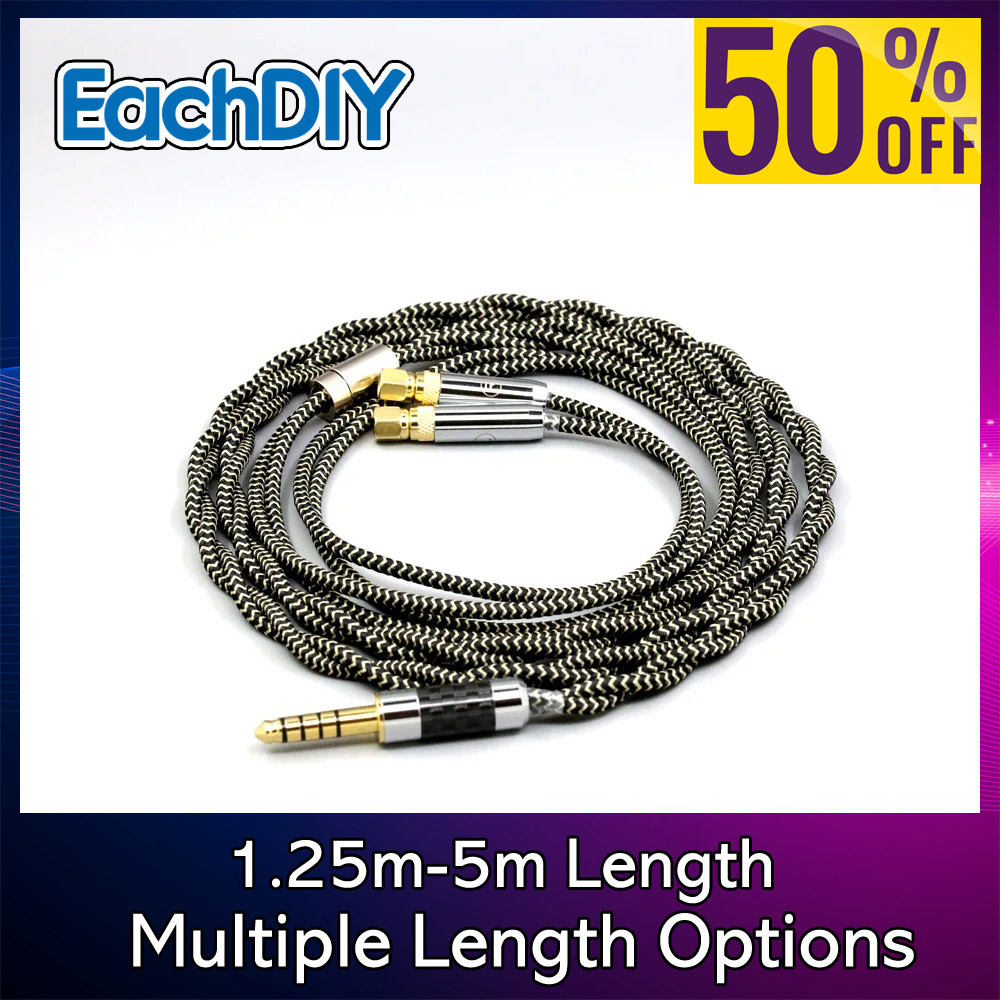 Cable Sleeve Braided - 2-ядерный кабель для наушников Litz OFC