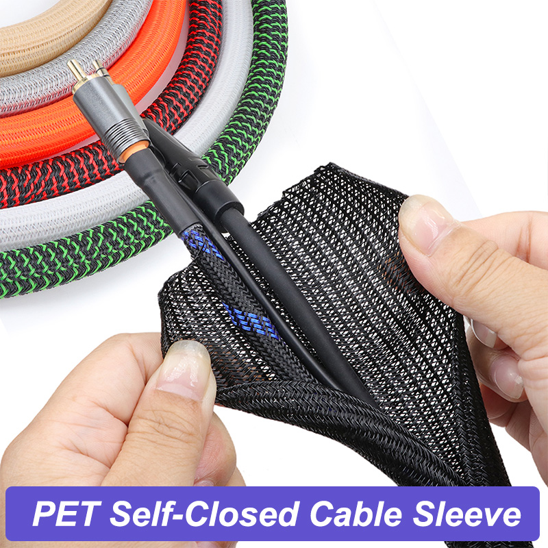 7 цветов, 3~32 мм, расширяемый – обзор и цена Cable Sleeve Braided