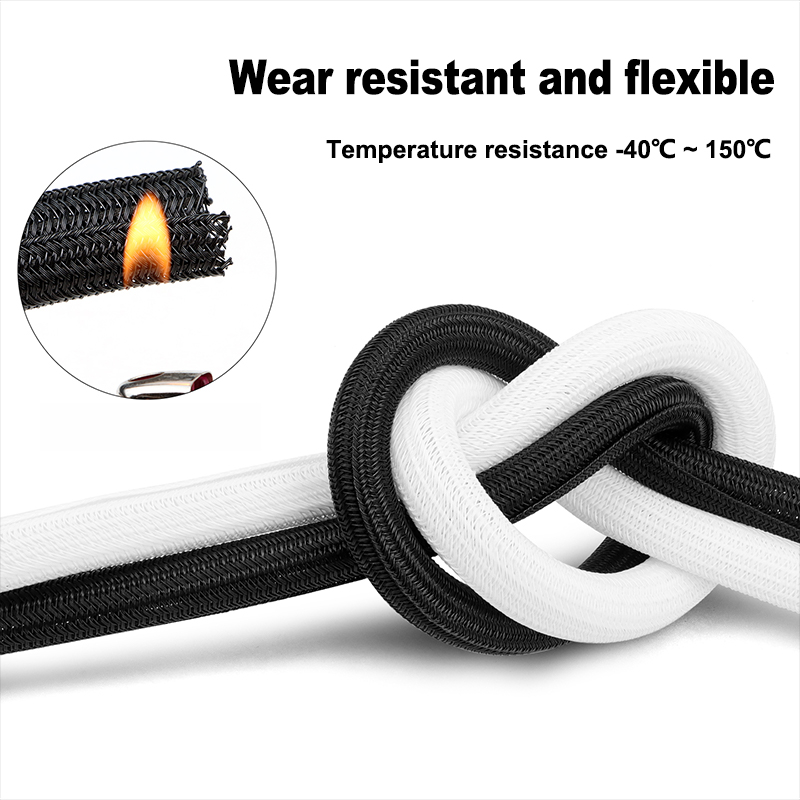 7 цветов, 3~32 мм, расширяемый – обзор и цена Cable Sleeve Braided