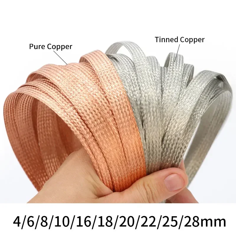 2 м/5 м луженая медная плетена – обзор и цена Cable Sleeve Braided