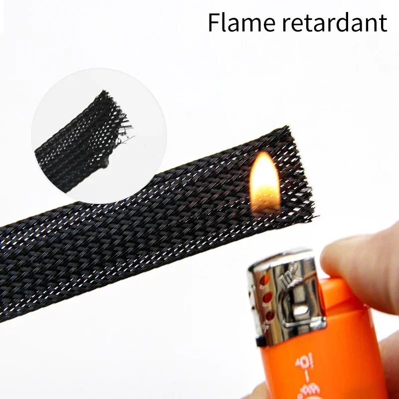 1 ~ 50 м желтый ПЭТ плетеный р – обзор и цена Cable Sleeve Braided