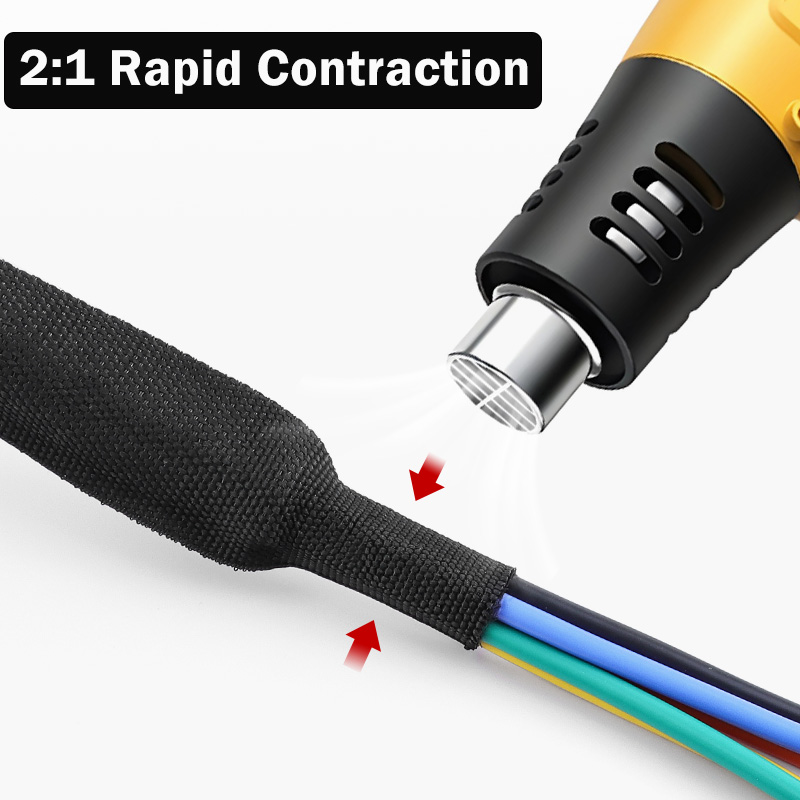 Термоусадочная плетеная кабель – обзор и цена Cable Sleeve Braided