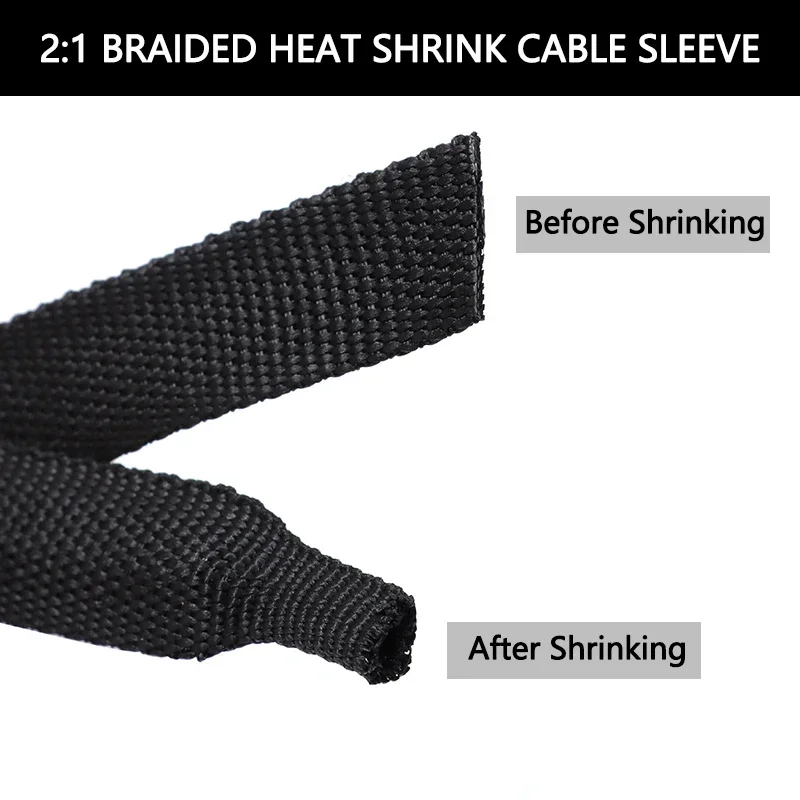 Термоусадочная плетеная кабель – обзор и цена Cable Sleeve Braided