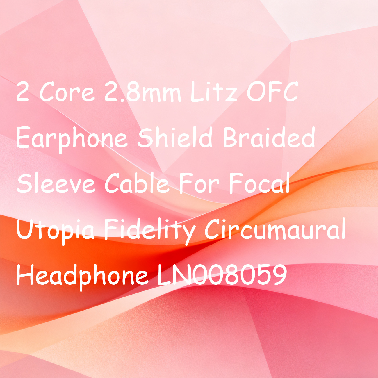 2-жильный плетеный кабель 2,8  – обзор и цена Cable Sleeve Braided